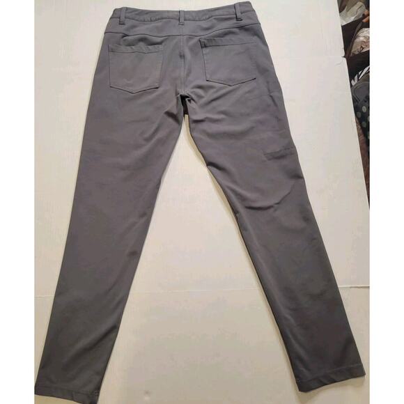 BYLT Premium Basics Everyday Pants 2.0 gray Medium golf workleisure date night - Picture 4 of 9